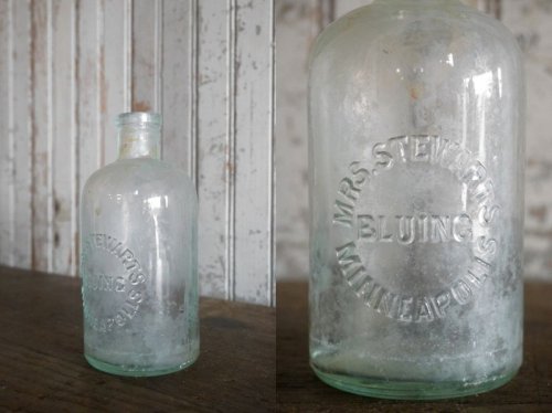 他の写真1: アンティーク　BLUING　ガラス瓶