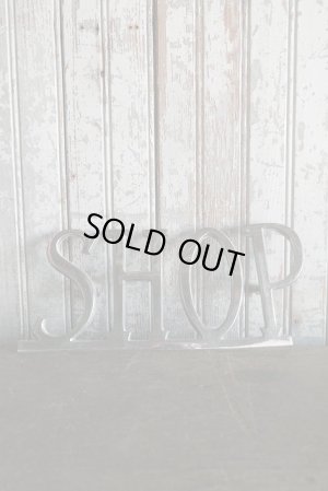 画像1: アンティーク　　SHOP　メタルサイン　