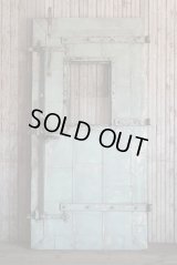 アンティーク　ガラス✕メタルドア