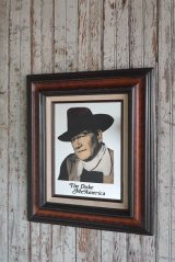 アンティーク　John Wayne　ウォールミラー