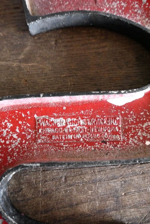 他の写真3: アンティーク　アルファベット　S　メタルサイン 