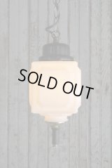 アンティーク　ミルクガラス　吊り下げランプ