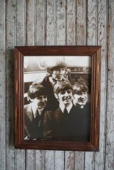 アンティーク　The Beatles　ウォールデコ