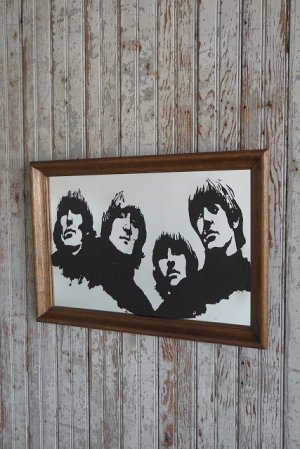 画像1: アンティーク　The Beatles　ウォールミラー