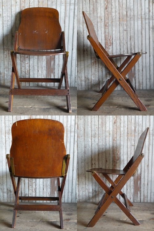 他の写真1: アンティーク　AMERICAN SEATING COMPANY　ウッドフォールディングチェア