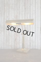 アンティーク　２灯　メタルデスクランプ