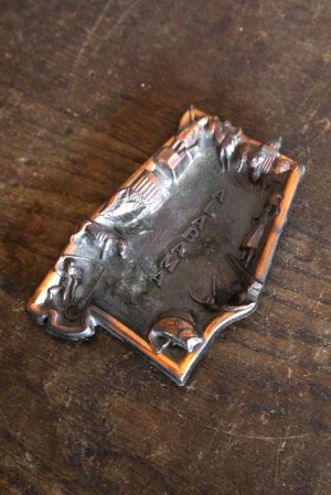 画像1: アンティーク　ALABAMA　トレイ