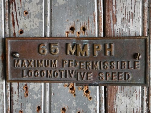他の写真2: アンティーク 65 MPH ブラスプレート