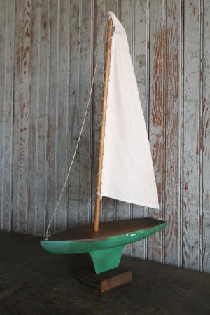 画像1: アンティーク　Sailboat　オブジェ