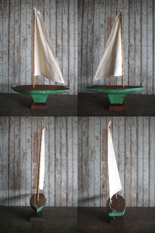 他の写真1: アンティーク　Sailboat　オブジェ
