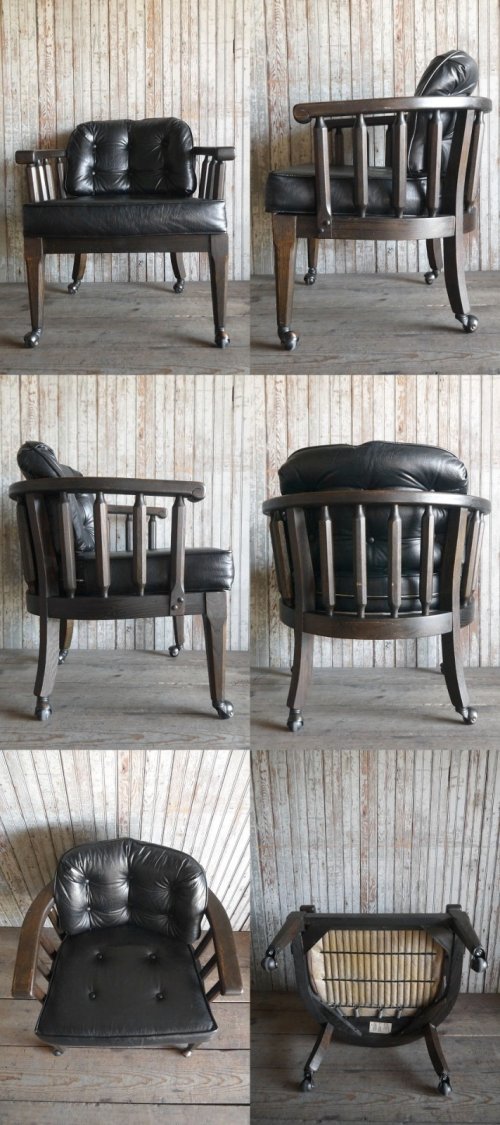 他の写真1: アンティーク　キャスター付き　アームチェア