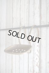 🄽　アンティーク　ブラスソープディッシュ　