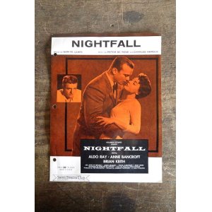 画像: アンティーク　楽譜　NIGHTFALL