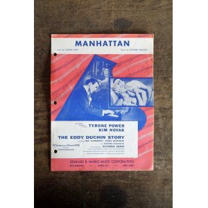 画像: アンティーク　楽譜　MANHATTAN