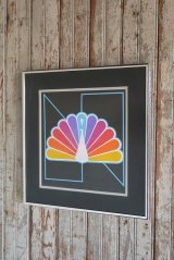 画像: ビンテージ　NBC　ロゴマーク　ウォールデコ