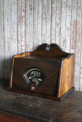 画像: アンティーク　ウッド×ガラス　BREADBOX