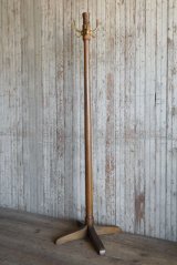 画像: アンティーク　ウッド　コートハンガーラック