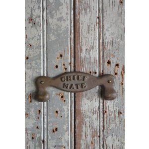 画像: アンティーク　CHIEF　MATE　ブラスプレート