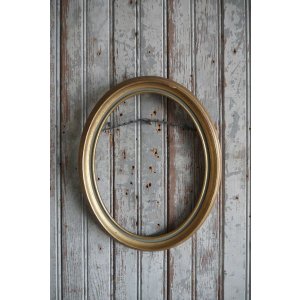 画像: アンティーク　額縁 ゴールド