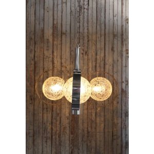 画像: アンティーク　スペースエイジデザイン　5灯吊り下げランプ