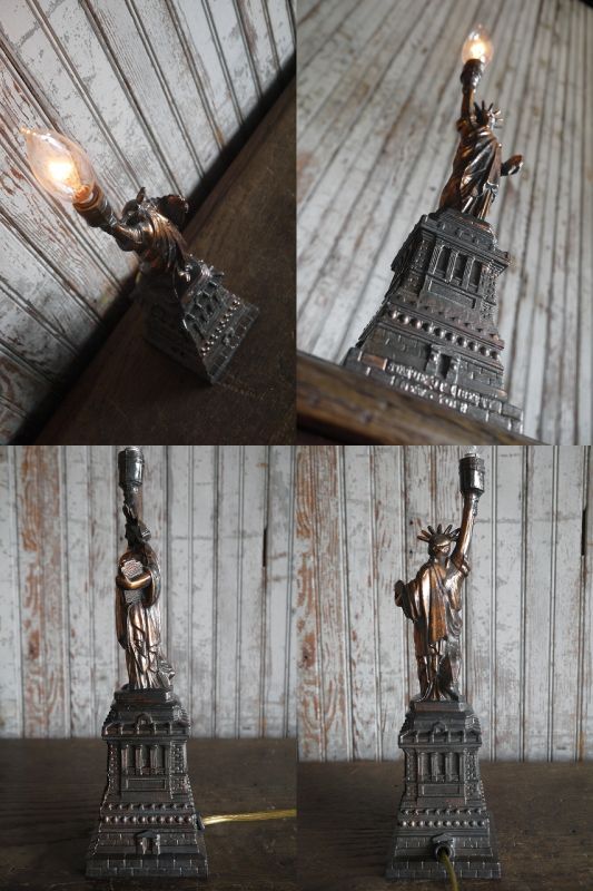 アンティーク ランプ女神像 大型 90センチ-