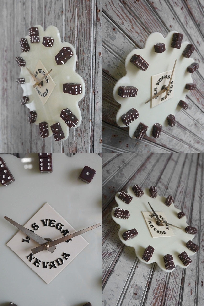 画像: ビンテージ　ダイス　クロック