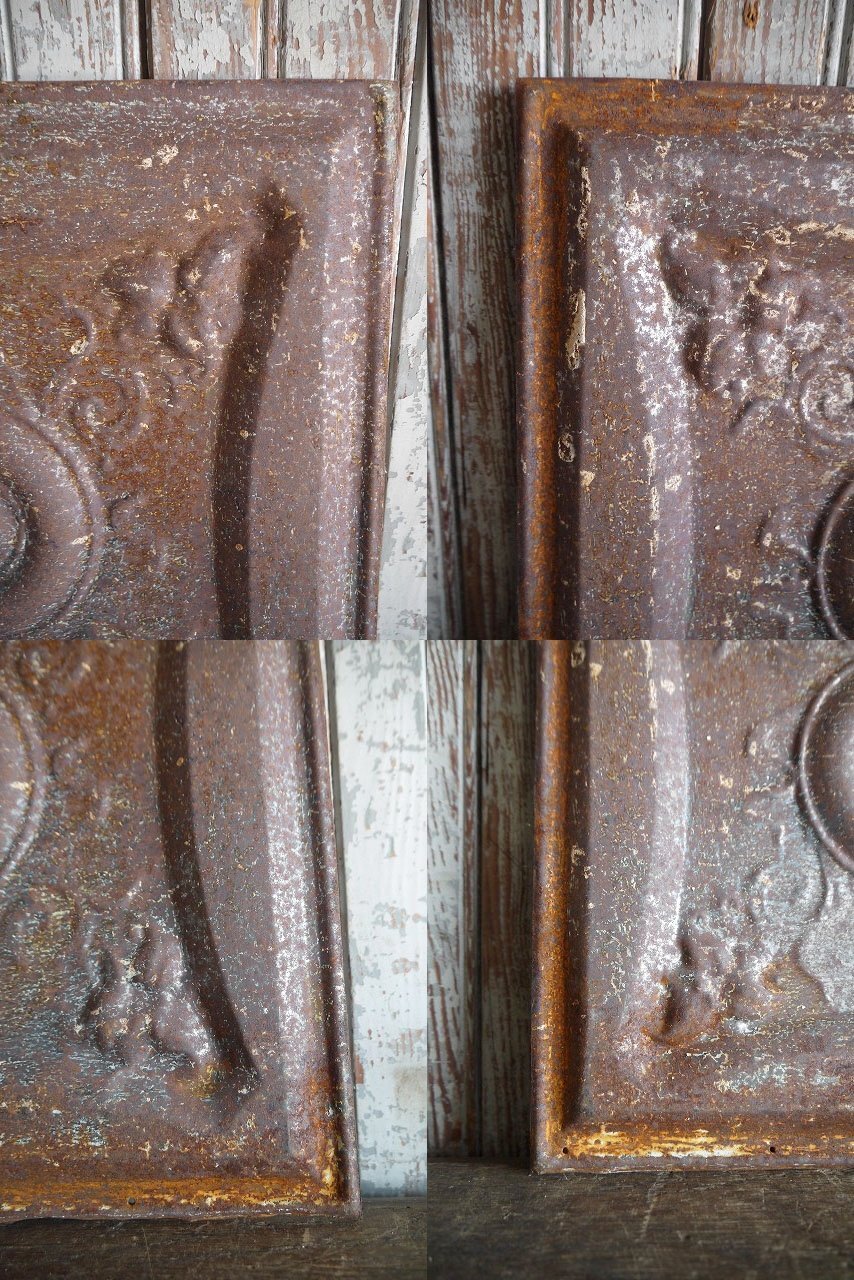 画像: 1860〜1890年代　アンティーク　ティンパネル　